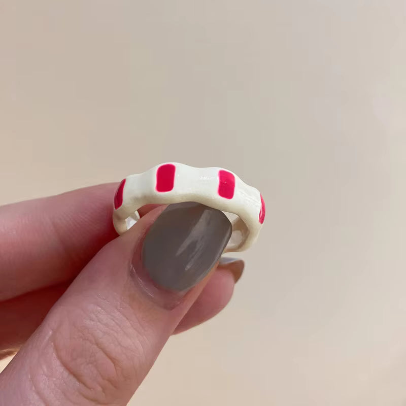 UNI-11545-46-47 - Funky Style  Acrylic - Ring