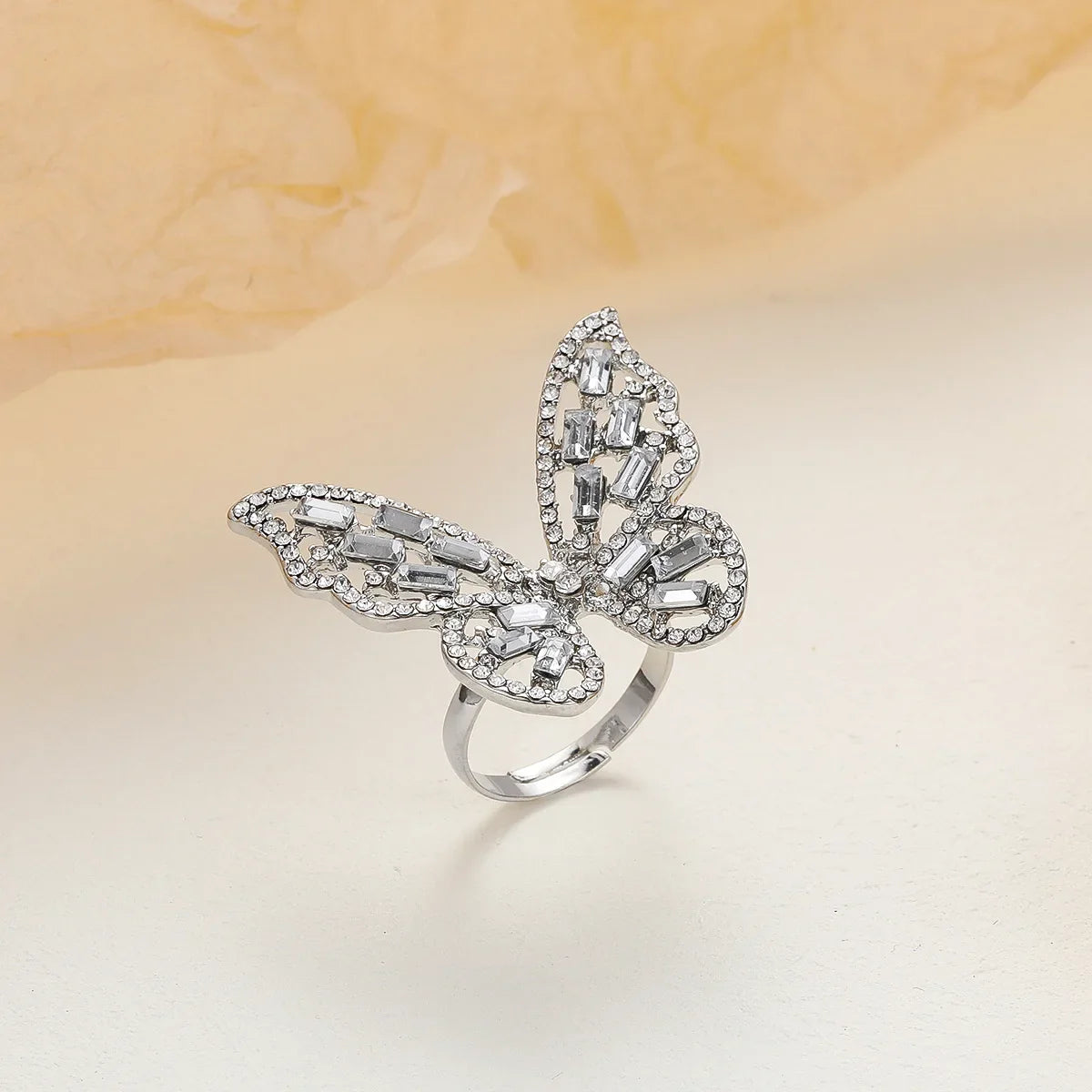 UNI-10166-8 - Diamond Butterfly  - Ring