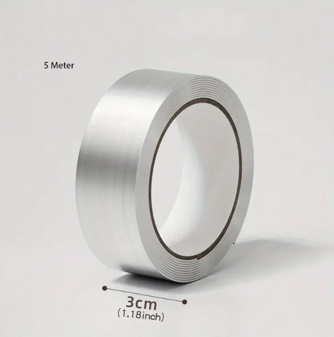Heat Resistant Aluminium Foil Tape Waterproof Adhesive