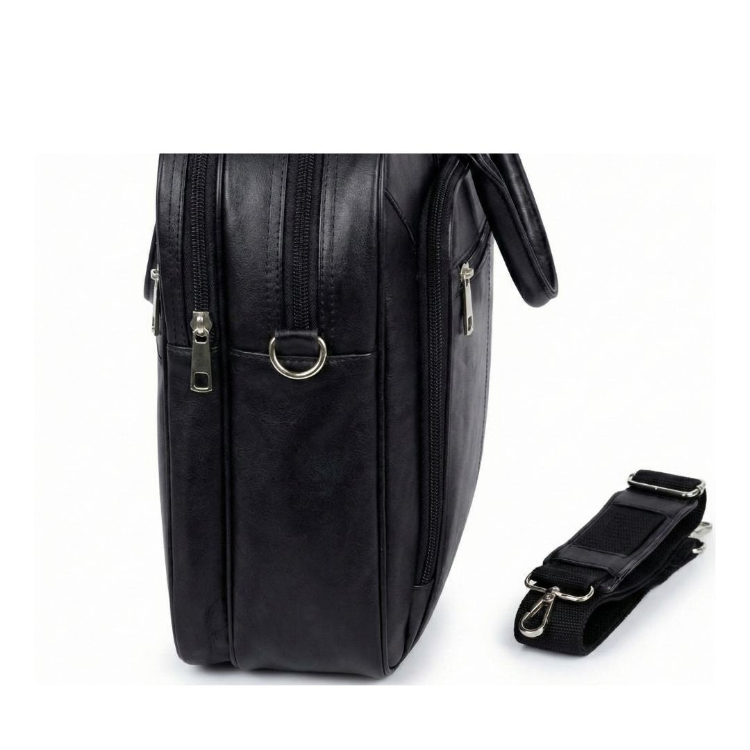 Multi-Compartment Laptop Shoulder Bag | Briefcase - image 4