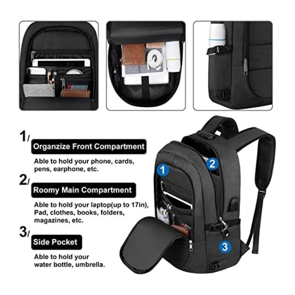 Men's Large Laptop backpack 19" - image 4
