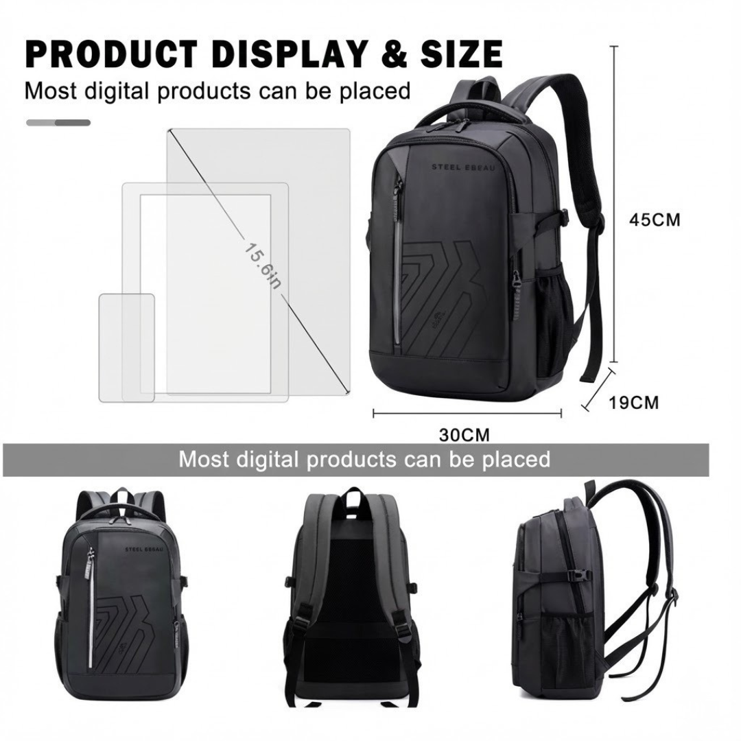 Steel Ebeau Urban Tech Backpack - image 5