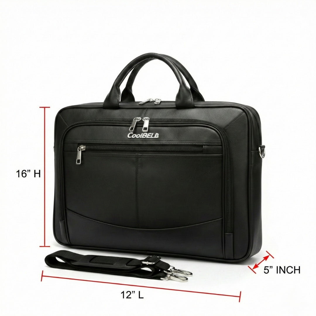 Multi-Compartment Laptop Shoulder Bag | Briefcase - image 3