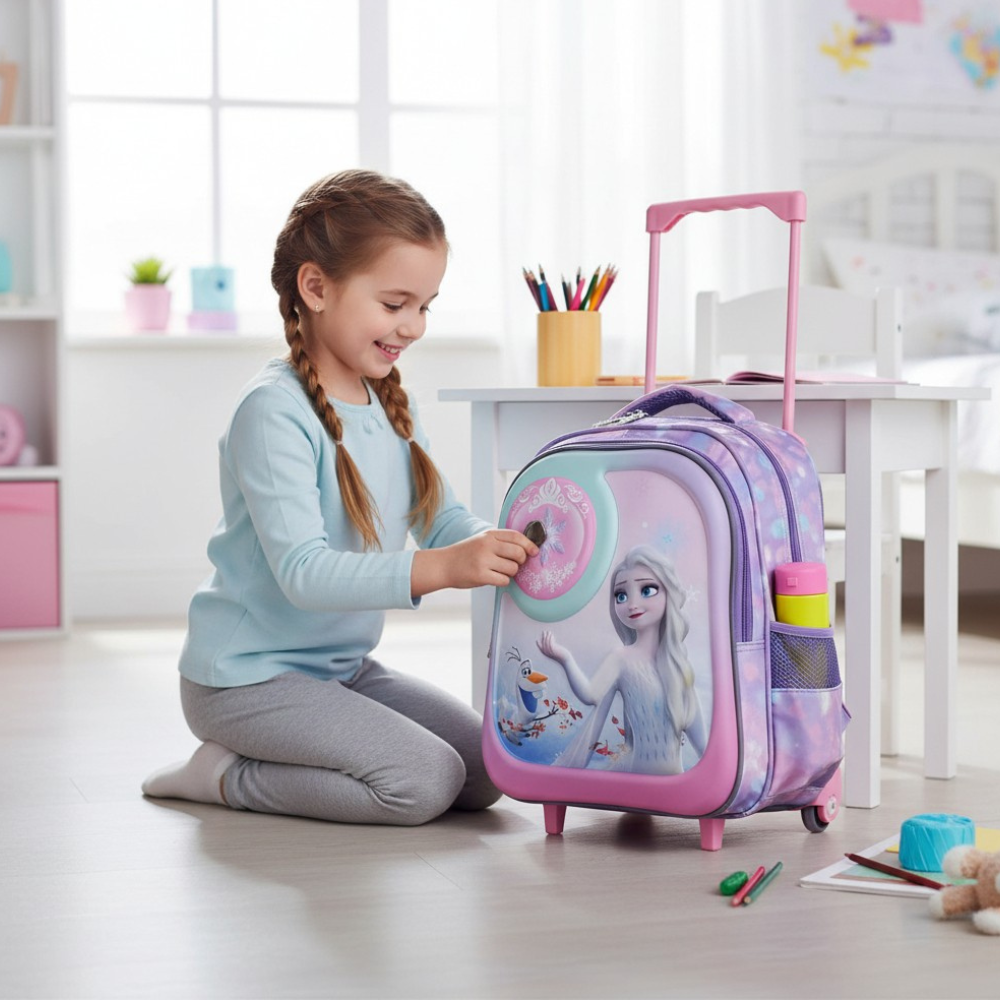 Juniors Trolley School Bag- Frozen - image 1