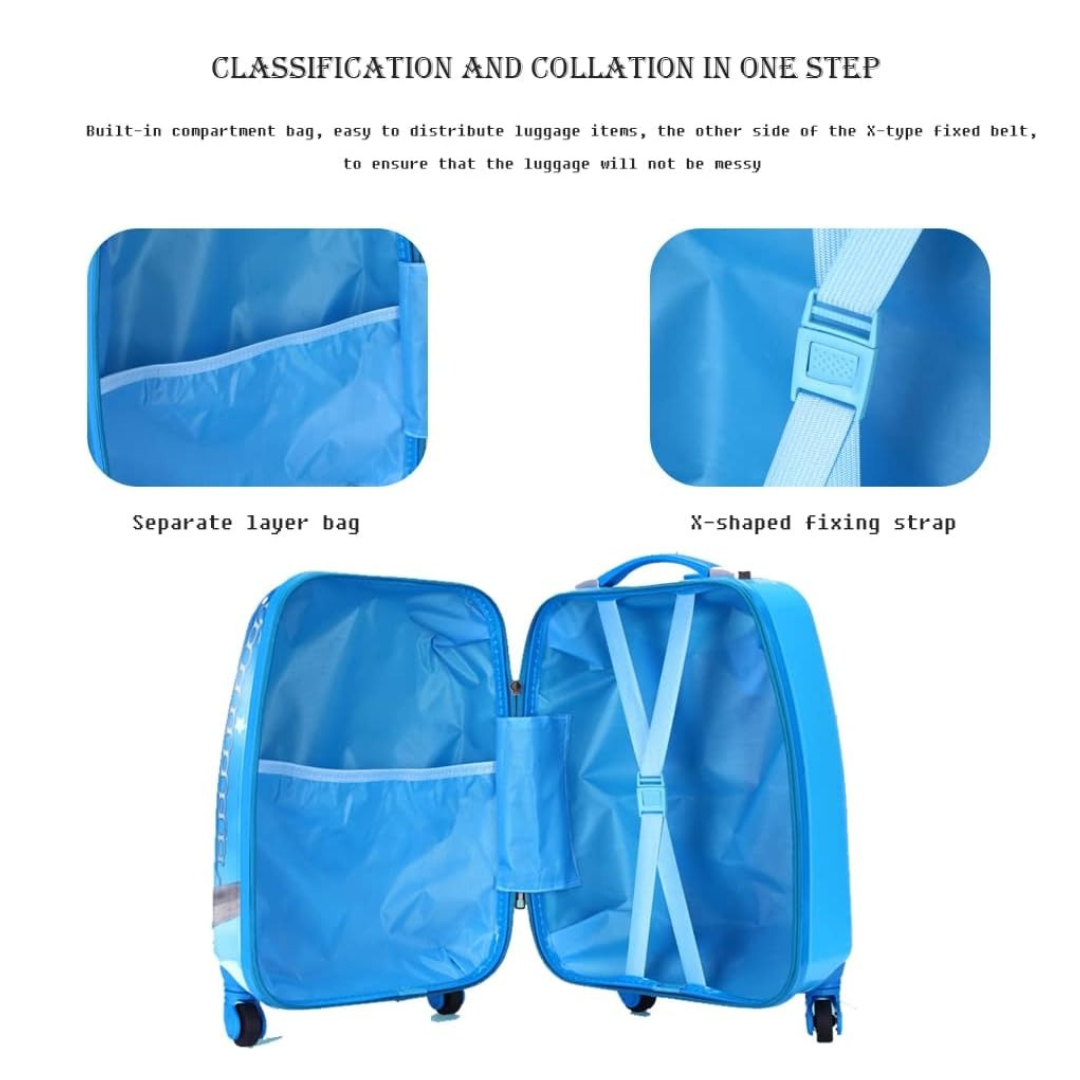 Cars Character Rolling Luggage for Kids - image 7