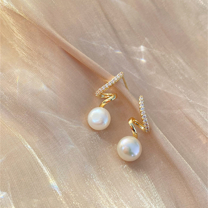 UNI-10009 - Zig Zag Gold - Earring