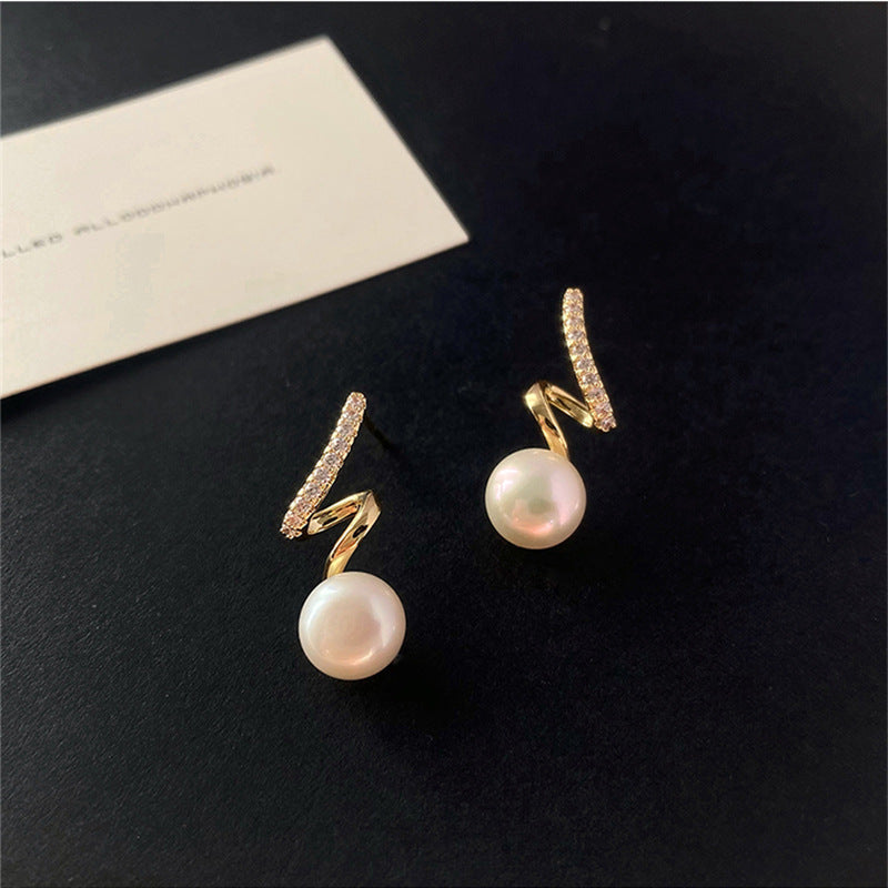 UNI-10009 - Zig Zag Gold - Earring