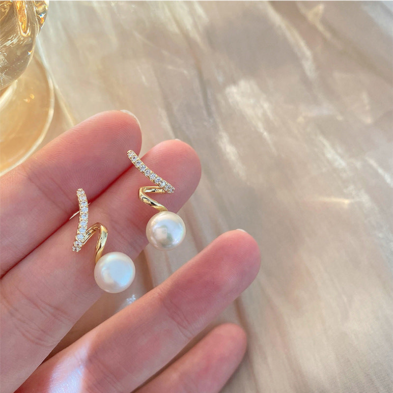 UNI-10009 - Zig Zag Gold - Earring