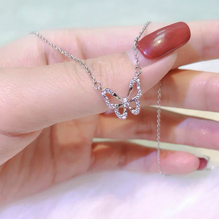 UNI-10242 - Sparkle Butterfly - Necklace