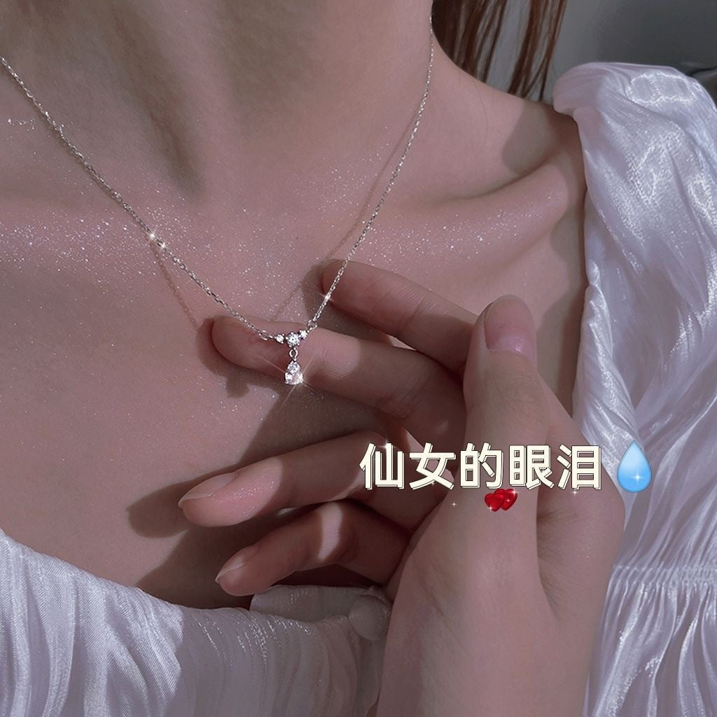 UNI-10249 - Diamond Silver - Necklace