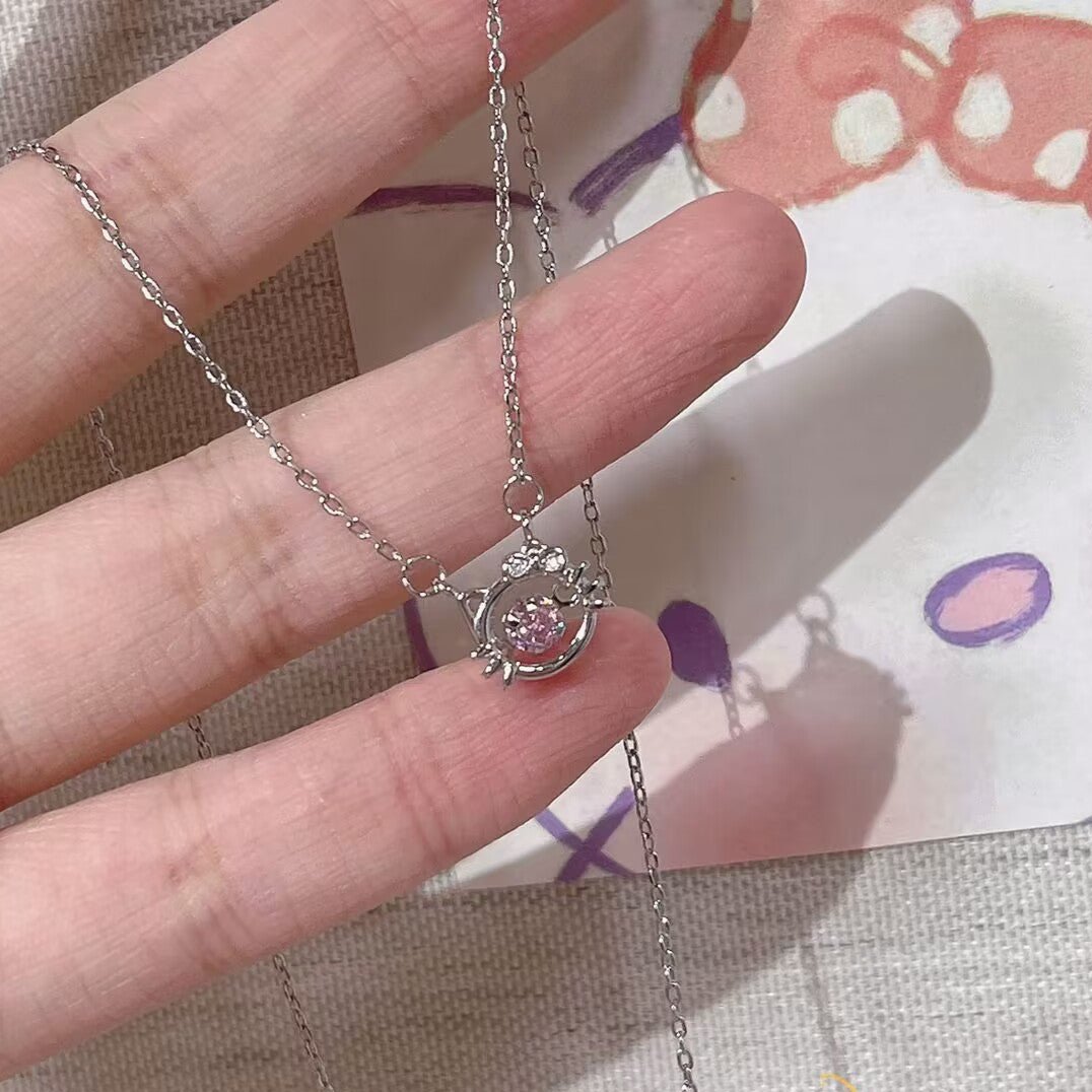 UNI-10253 - Hello Kitty Silver - Necklace