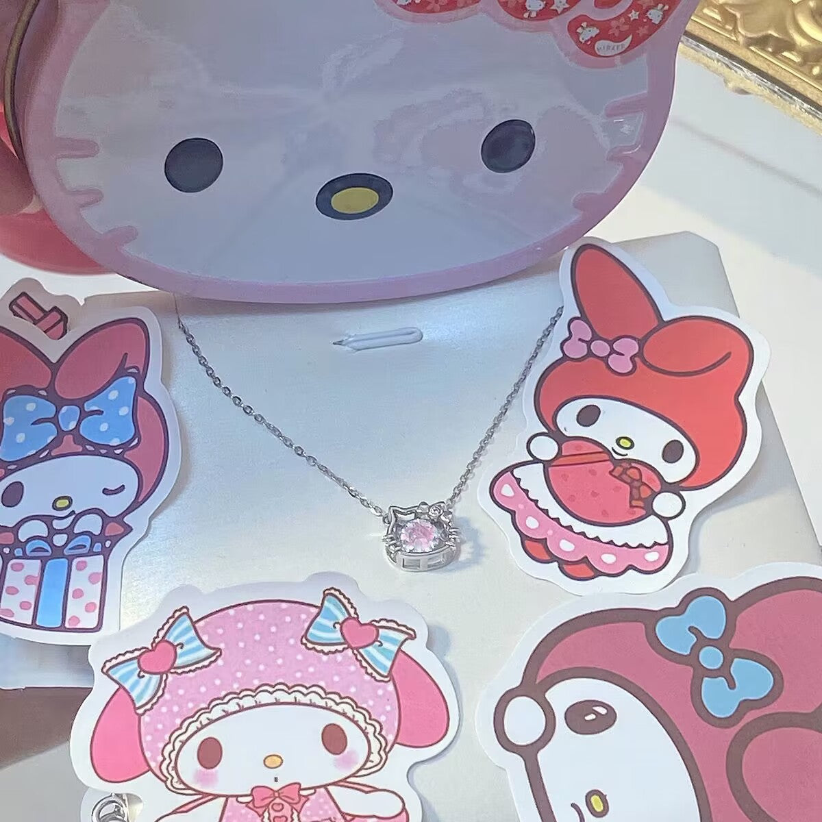 UNI-10253 - Hello Kitty Silver - Necklace