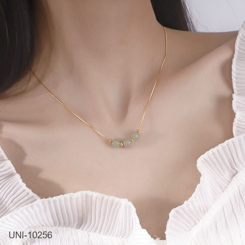 UNI-10256 - Lime Stone - Necklace Style 1