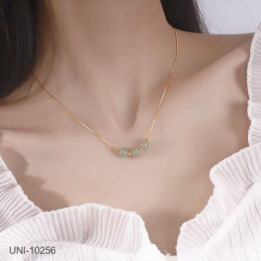 UNI-10256 - Lime Stone - Necklace Style 1