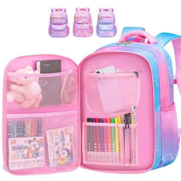 Girls Trolley School Bag Waterproof - 2 Wheels - image 3