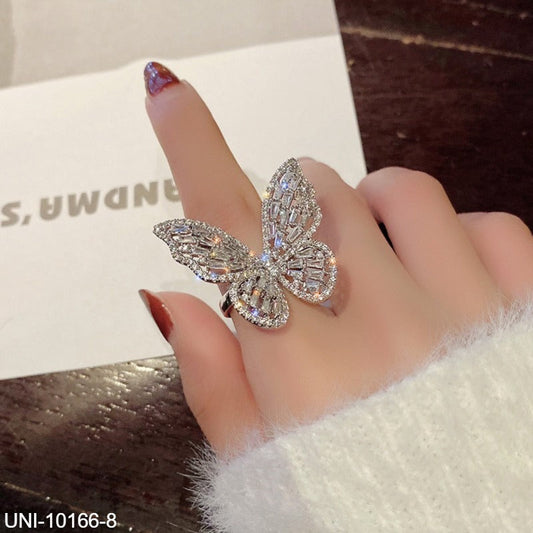 UNI-10166-8 - Diamond Butterfly  - Ring