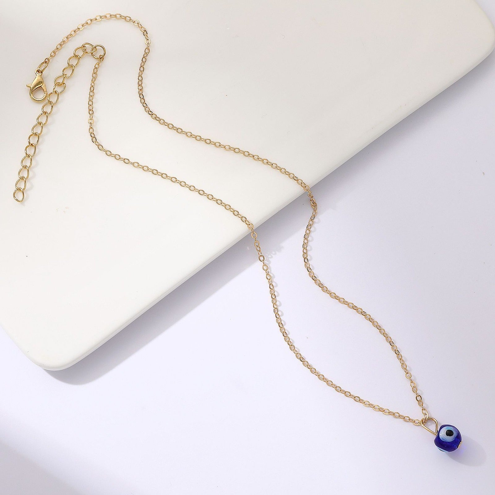 UNI-10640 - Gold Evil Eye - Necklace