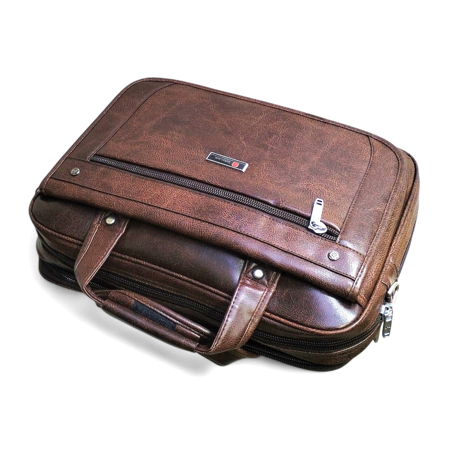 Executive Leather Office Laptop Bag - image 4