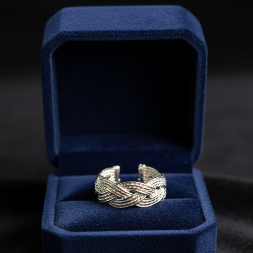 R-103 - Twist Silver  - Ring