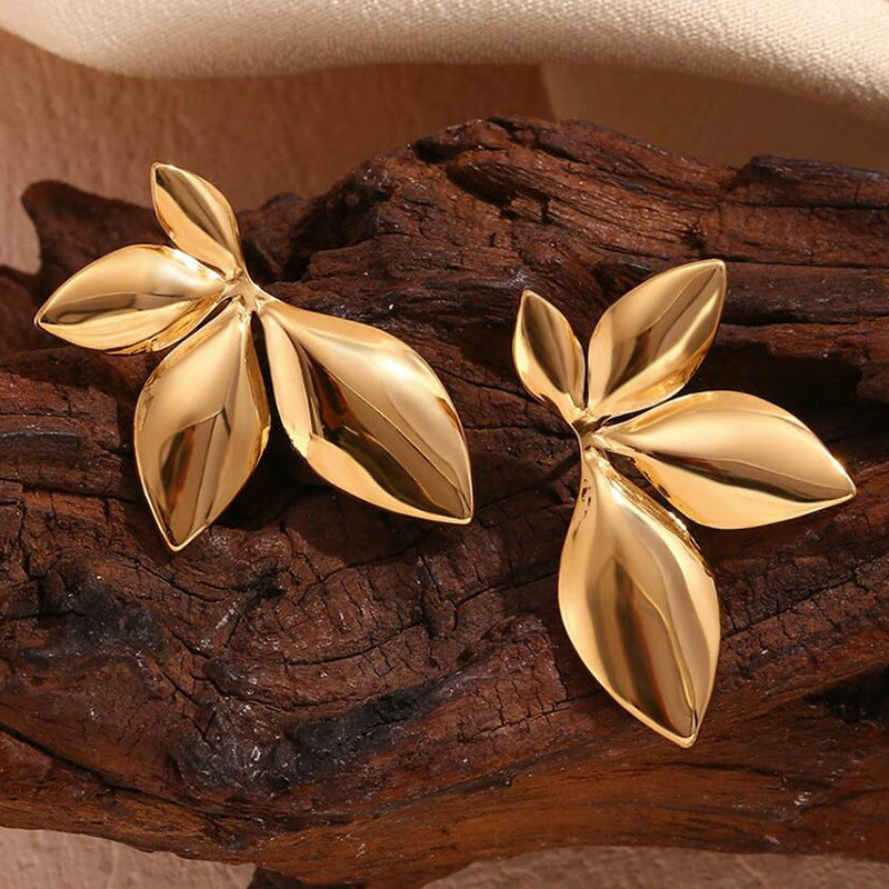 UNI-10308 - Gold Leaf - Earring
