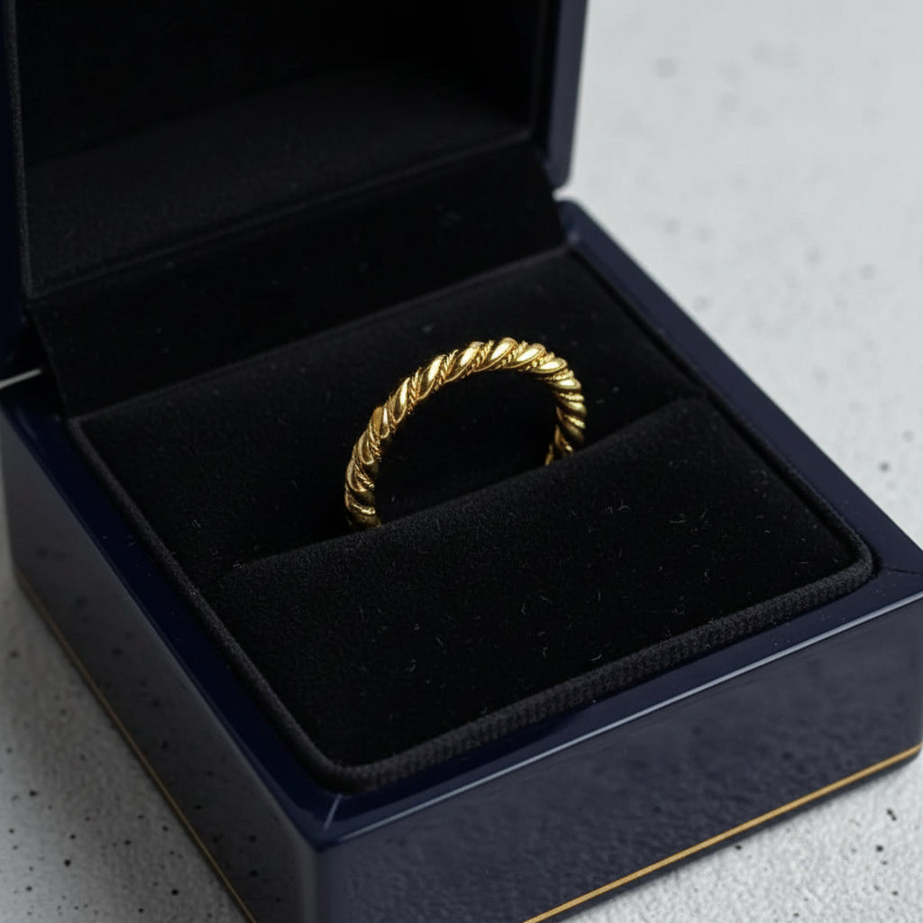 R-111 - Twisted Luxury Gold - Ring Style 1