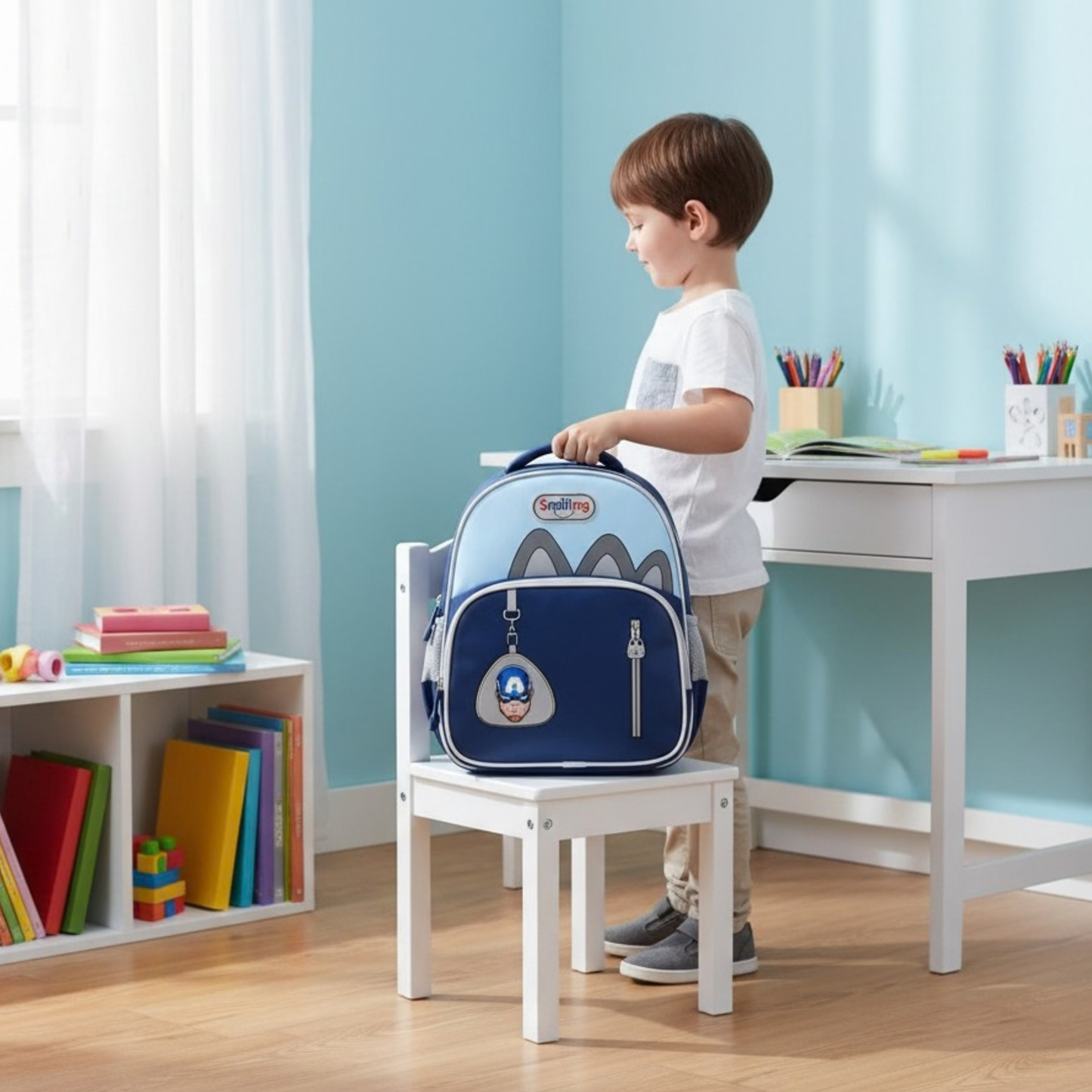 Kids Cartoon Character Backpacks | 13" PlayGroup - image 8