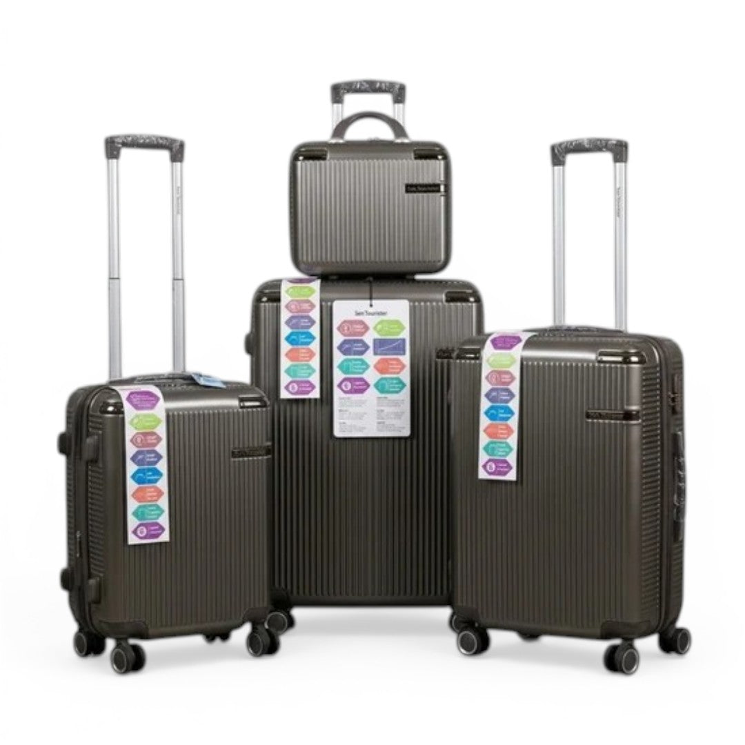 Luxury Style 4-Piece Hard Shell Luggage Family Set - image 3