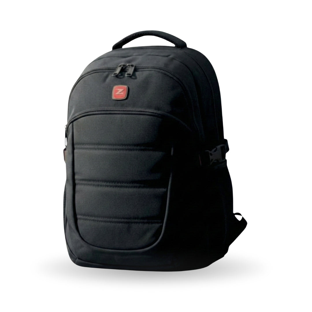 Premium Black Multi-Zip Backpack - image 1