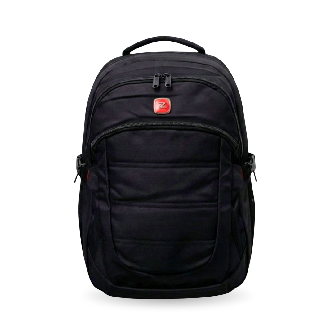 Premium Black Multi-Zip Backpack - image 3