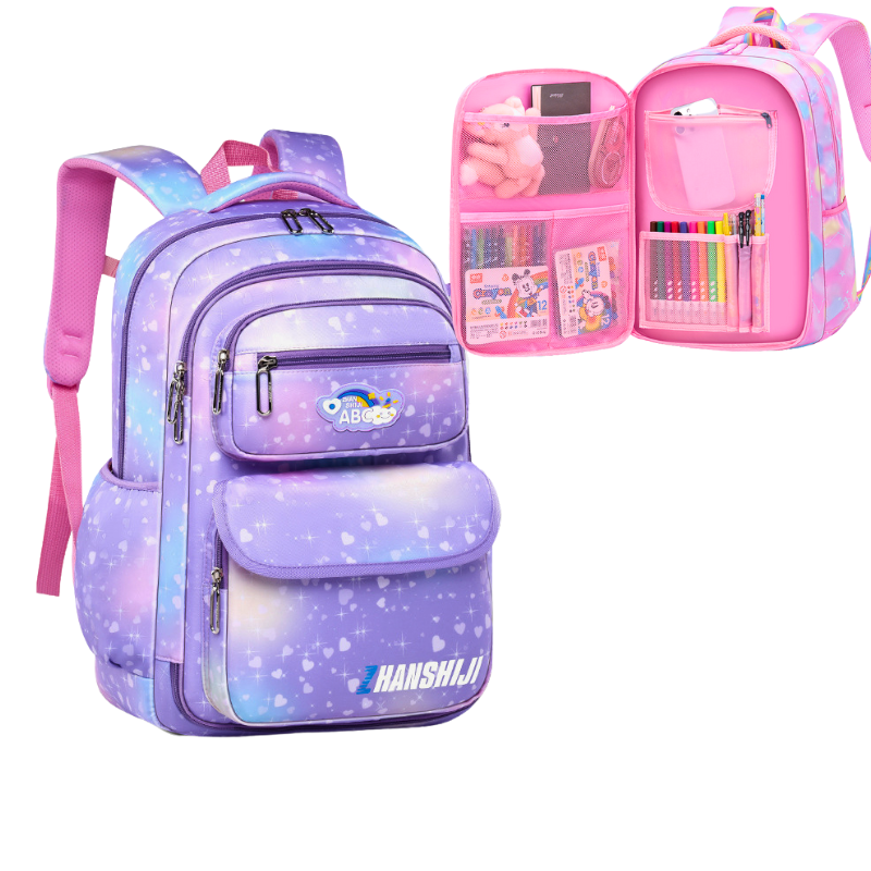 Cloudy Design Kids School Bag for Girls - image 1