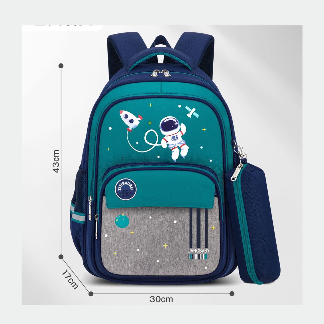 Space Explorer Kids Backpack with Pencil Case 1-2 Grade - image 2