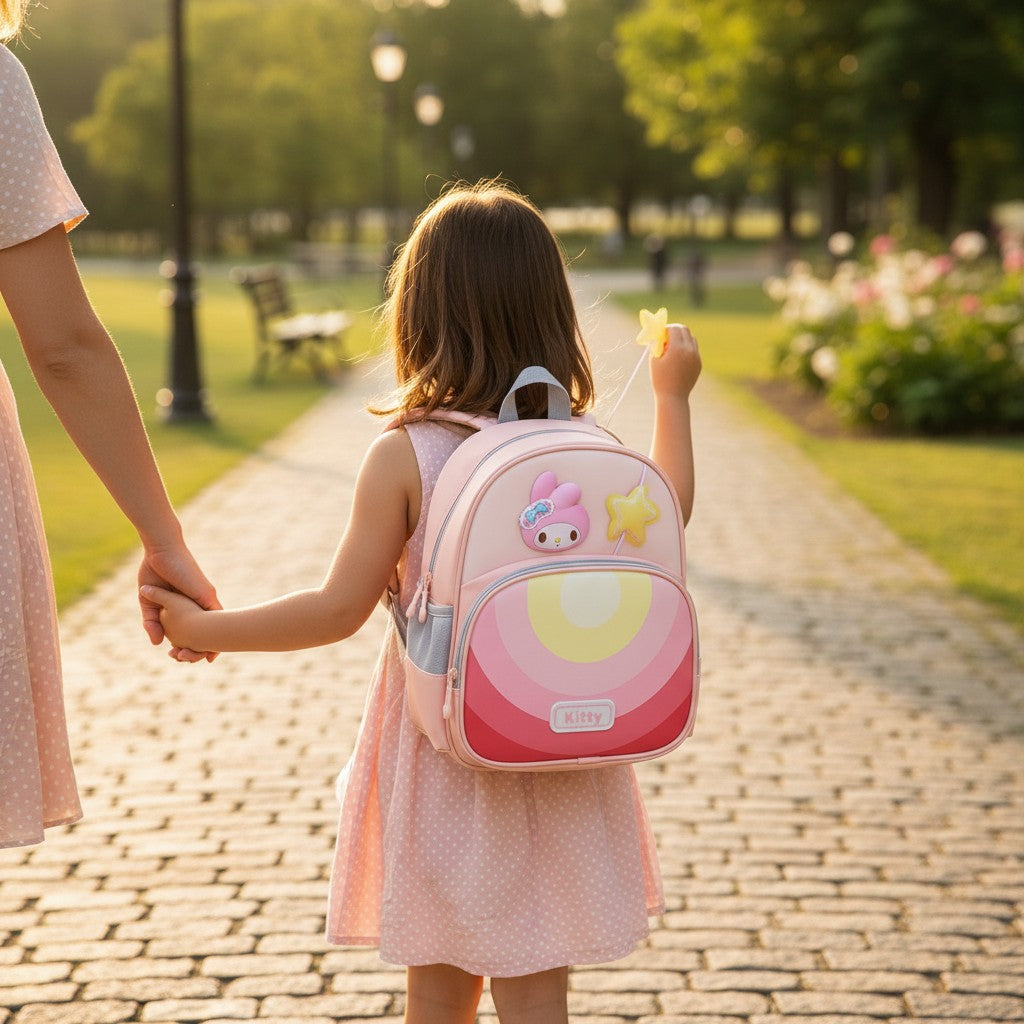 Cute Melody Cartoon Children's Backpack - 13" - image 6