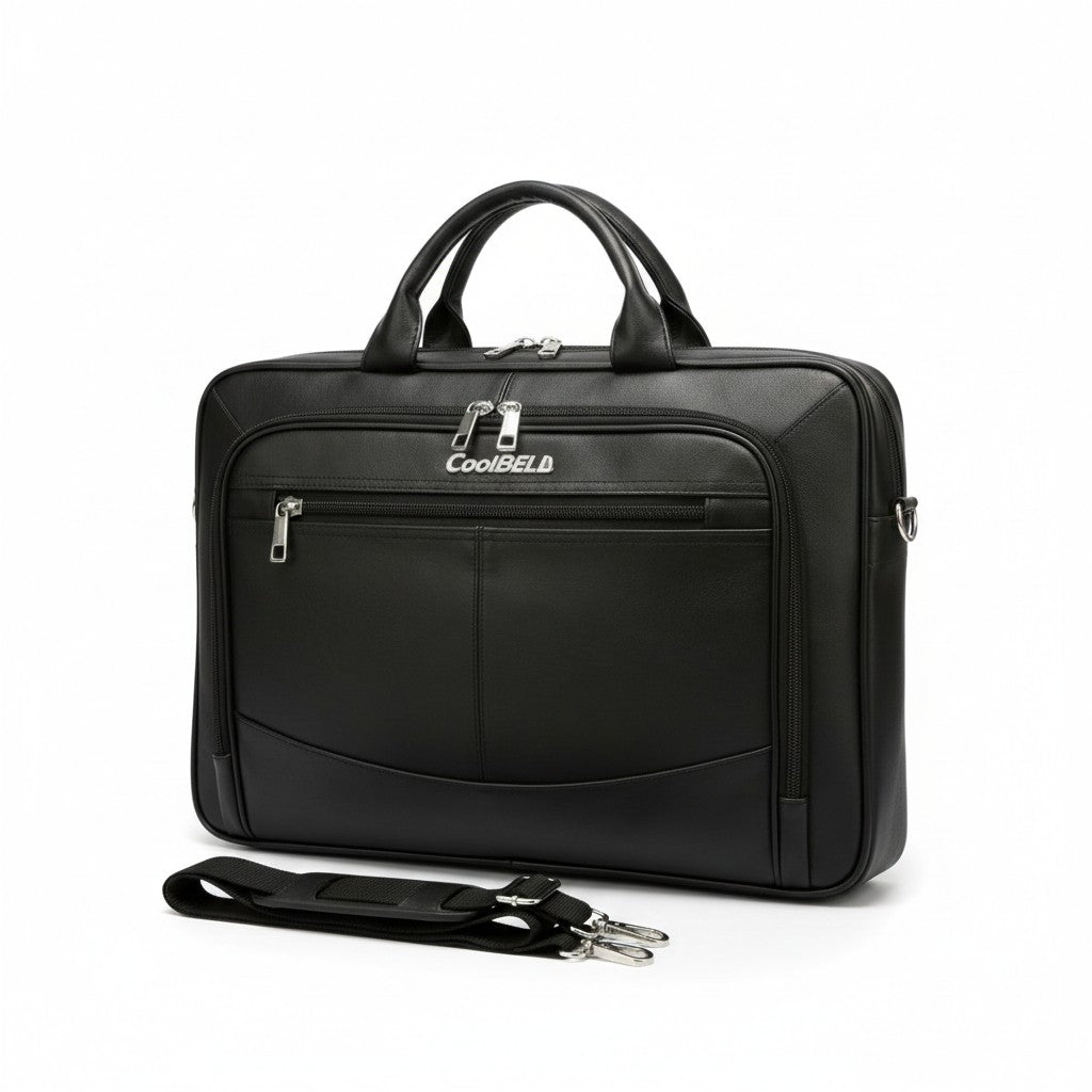 Multi-Compartment Laptop Shoulder Bag | Briefcase - image 1