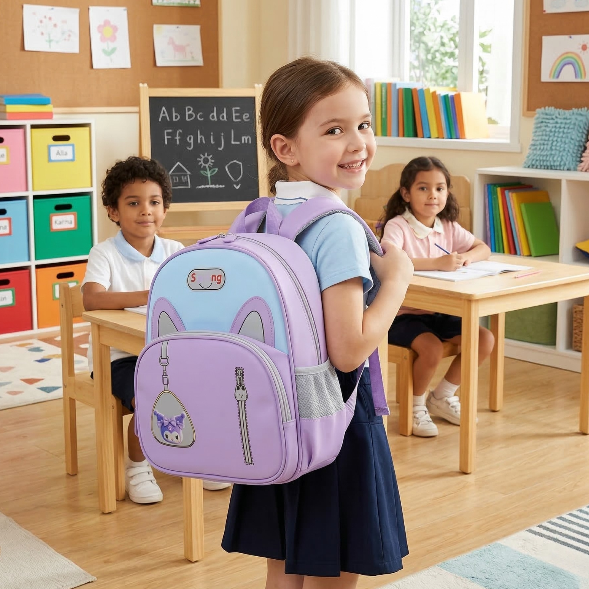 Cute Melody Cartoon Children's Backpack - 13" - image 4